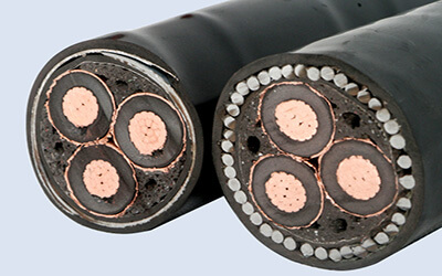 600/1000 V 3-adriges 4 mm2 10 mm2 XLPE-isoliertes PVC-ummanteltes N2XY SWA STA-gepanzertes elektrisches Stromkabel