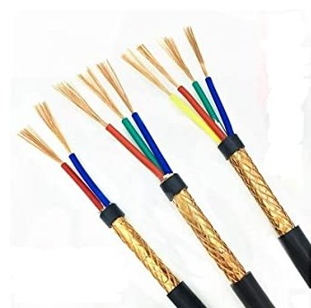 300/500 V 0,75 mm2 mehradriges flexibles Kupferdrahtgeflecht, abgeschirmt, PVC-isoliert, PVC-ummantelt, 0,75 mm², abgeschirmte flexible Kabel