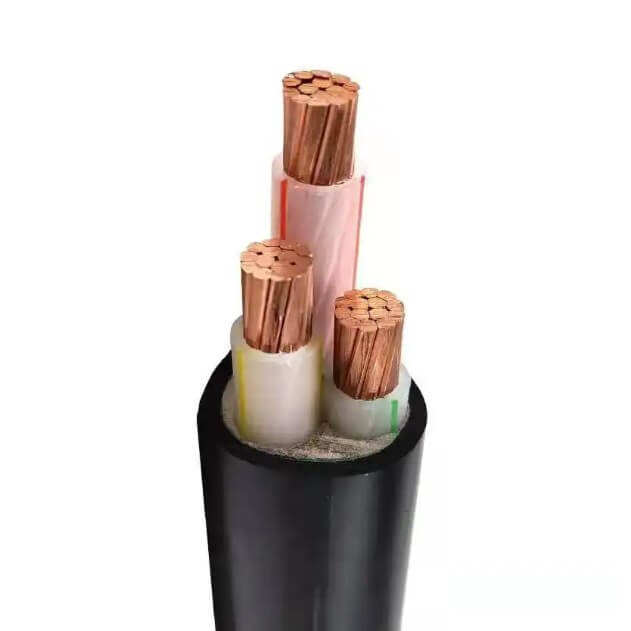 0,6/1KV 3-adriges, 2,5 mm XLPE/PVC-isoliertes PVC-ummanteltes N2XY SWA STA gepanzertes elektrisches Stromkabel