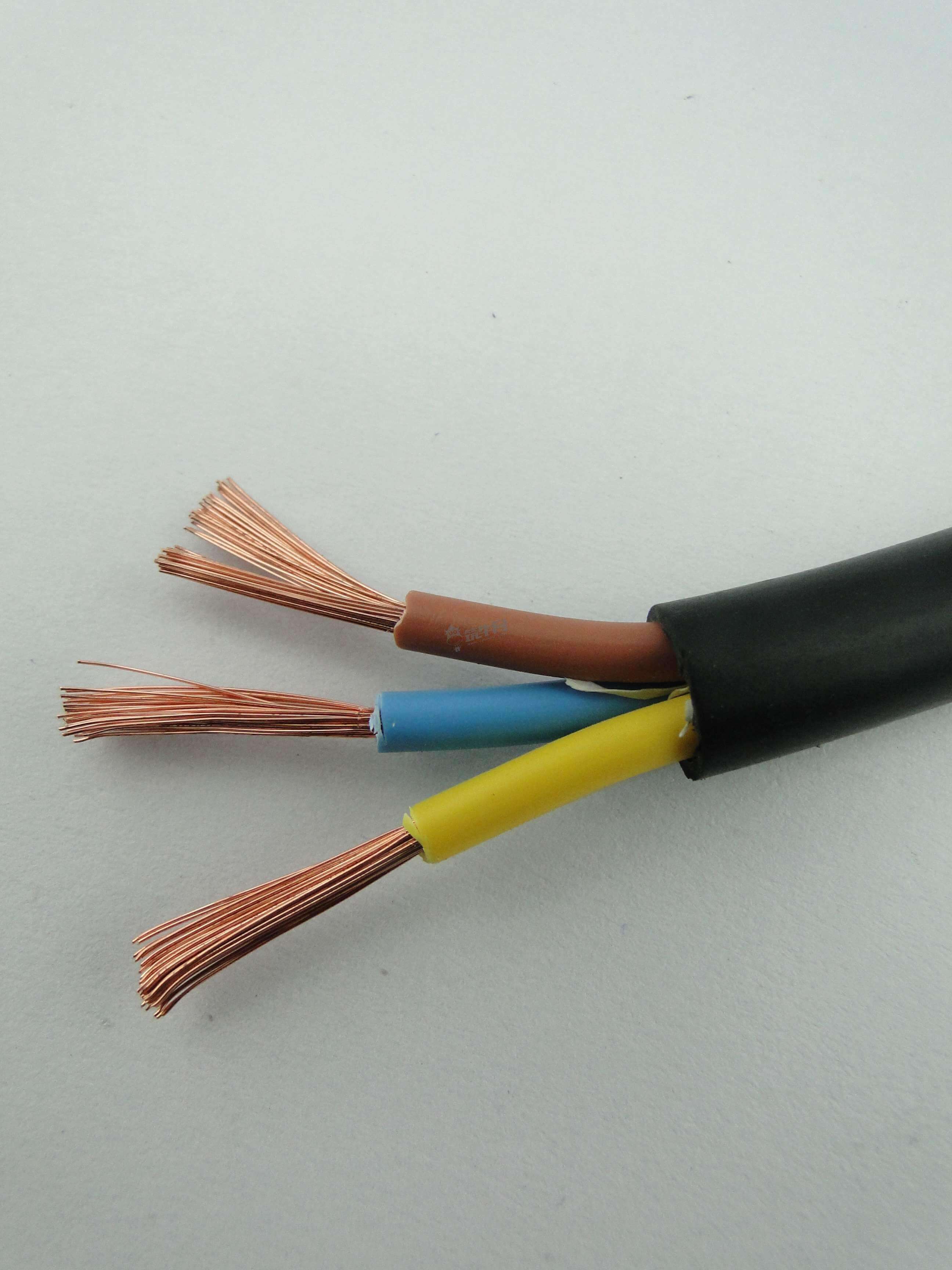 China-Niederspannungs-3 * 1-mm-Flexkabel, 4-adrig, 3-adrig, 1,5 mm, 2,5 mm, PVC-isoliertes, PVC-ummanteltes, mehradriges flexibles Kabel