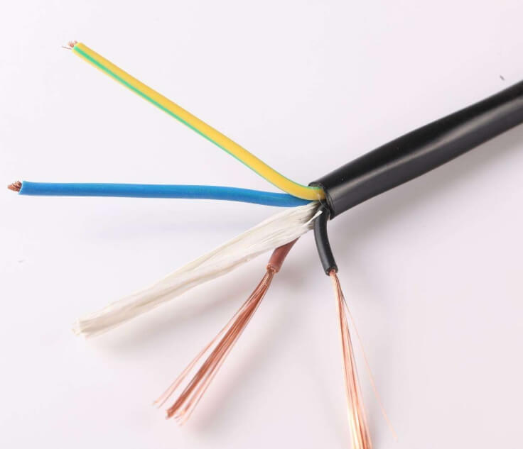  1,5 mm², 4-adriges flexibles Kabel, mehradrig, 1 mm, 2,5 mm, 4 mm, 6 mm, Hersteller von flexiblen Elektrokabeln mit PVC-Beschichtung für die Hausverkabelung
