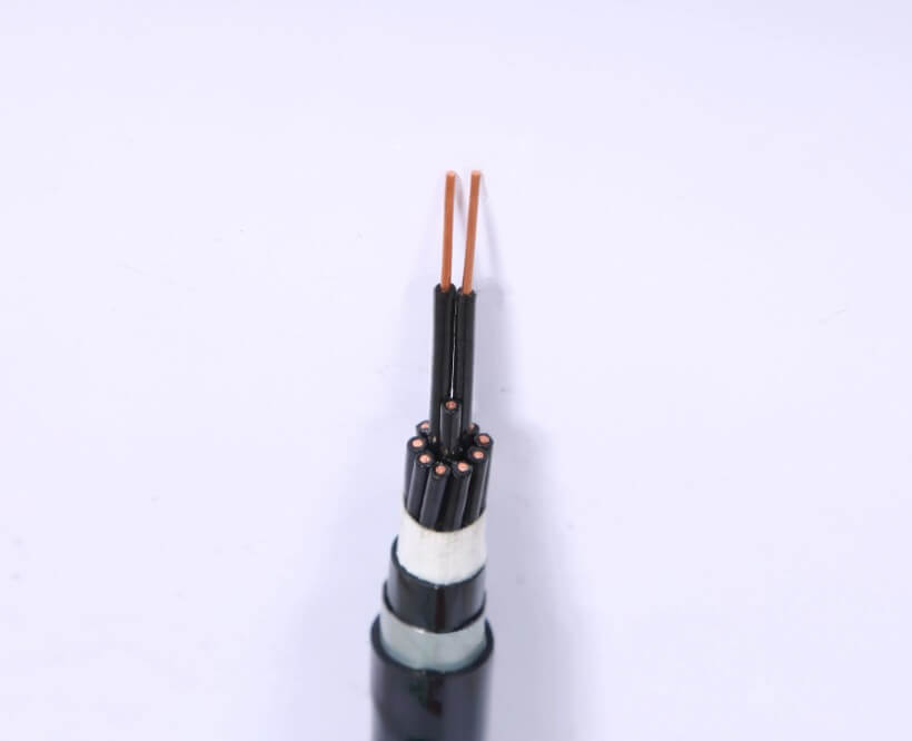 KVV32 2,5 mm2 12-adriges Kabelsteuerungskabel, mehradrig, schwarzes PVC, Farbe 12 x 2,5 mm2, CVV SWA, gepanzertes Kupfer-Steuerkabel