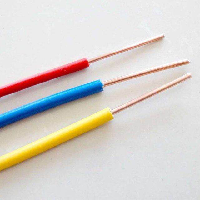 Großhandel 1,5 mm 2,5 mm 4 mm 6 mm 10 mm 16 mm 25 mm 35 mm 50 mm 70 mm starres Kupfer-PVC-isoliertes Elektrokabel mit fester Verkabelung H07V-U Hausbaudraht