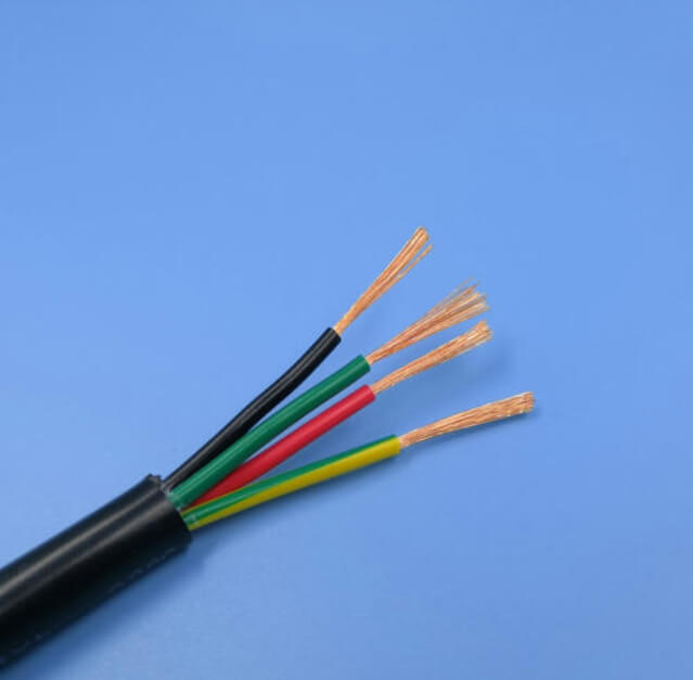  1,5 mm², 4-adriges flexibles Kabel, mehradrig, 1 mm, 2,5 mm, 4 mm, 6 mm, Hersteller von flexiblen Elektrokabeln mit PVC-Beschichtung für die Hausverkabelung